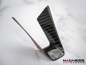 Alfa Romeo Stelvio Custom Steering Wheel Lower Trim Kit - Carbon Fiber - Feroce Carbon
